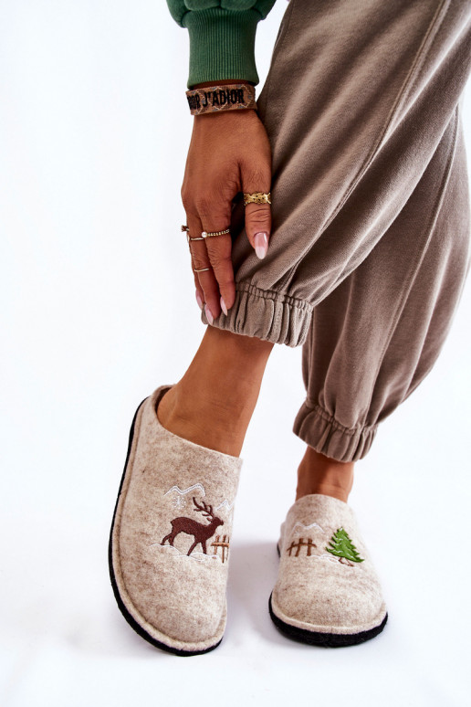 pantofole Big Star KK276016 beige