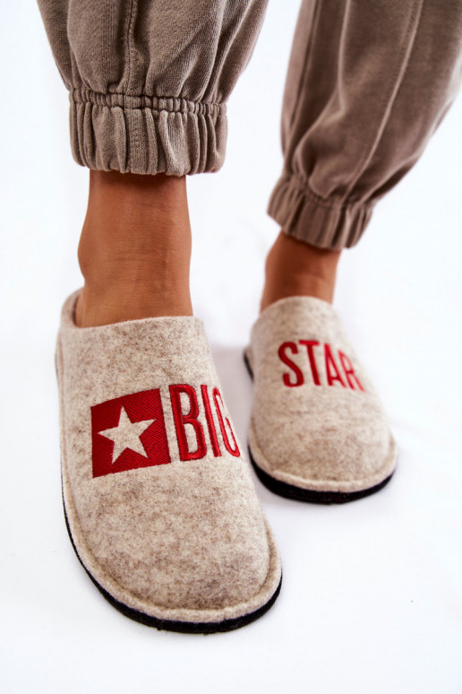 pantofole Big Star KK276021 beige