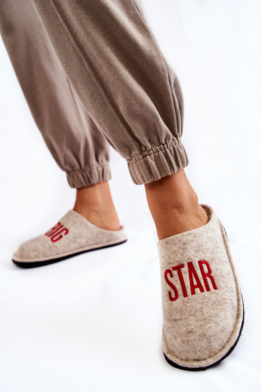 pantofole Big Star KK276021 beige