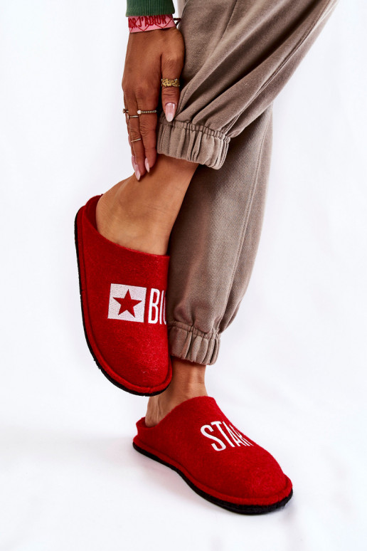 pantofole Big Star KK276022 rosse