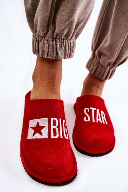 pantofole Big Star KK276022 rosse
