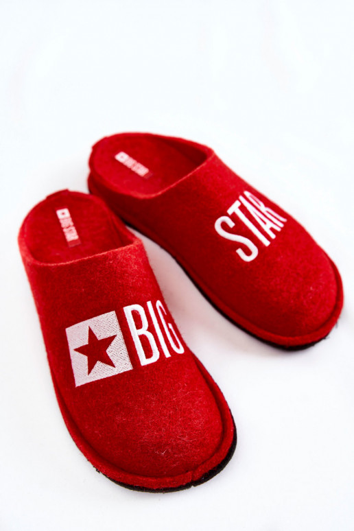 pantofole Big Star KK276022 rosse