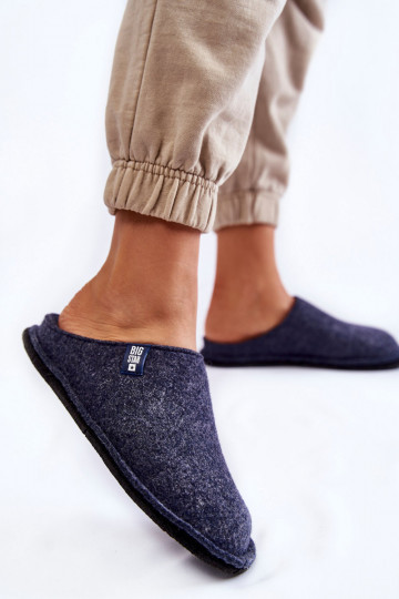 Pantofole modello classico Big Star KK276013 blu scuro