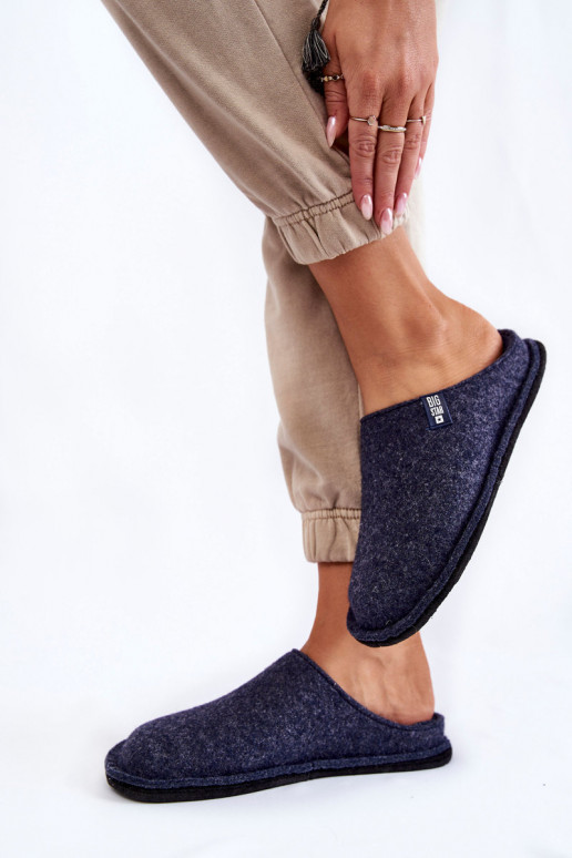 Pantofole modello classico Big Star KK276013 blu scuro