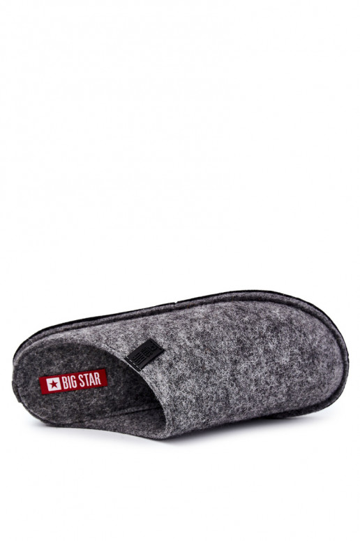 Ciabatte classiche da uomo Big Star KK176001 colore grigio