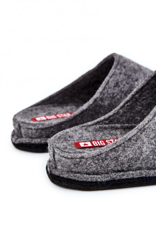 Ciabatte classiche da uomo Big Star KK176001 colore grigio