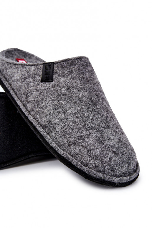 Ciabatte classiche da uomo Big Star KK176001 colore grigio