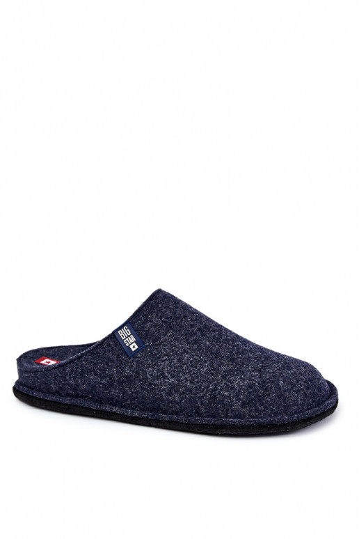Ciabatte classiche da uomo Big Star KK176004 blu scuro