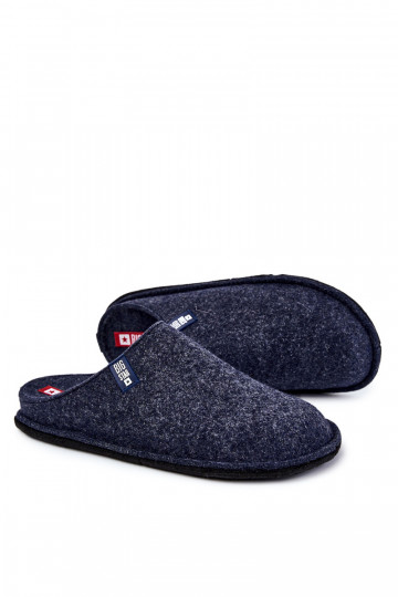 Ciabatte classiche da uomo Big Star KK176004 blu scuro 2
