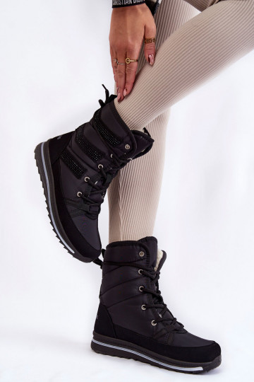 doposci con lacci Progress PROGJ-22-134 colore nero 2