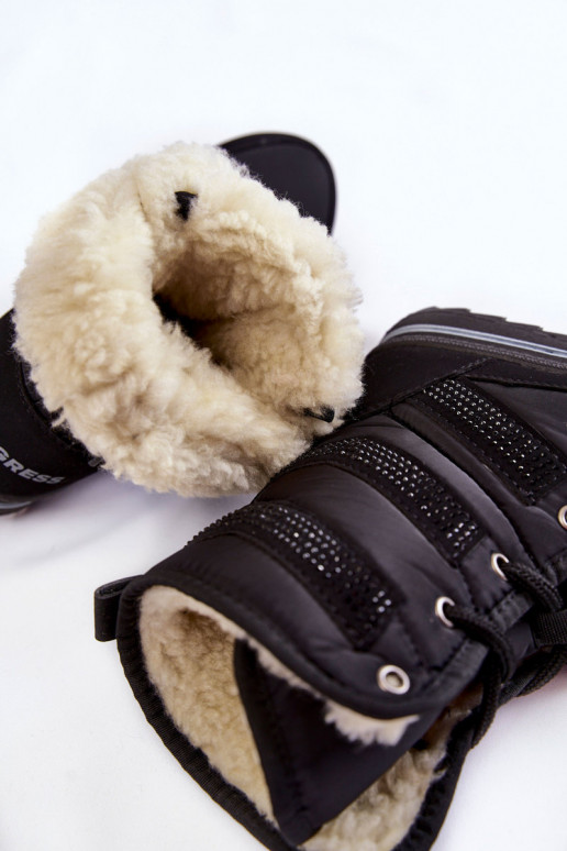 doposci con lacci Progress PROGJ-22-134 colore nero