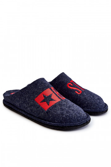 Ciabatte classiche da uomo Big Star KK176002 blu scuro