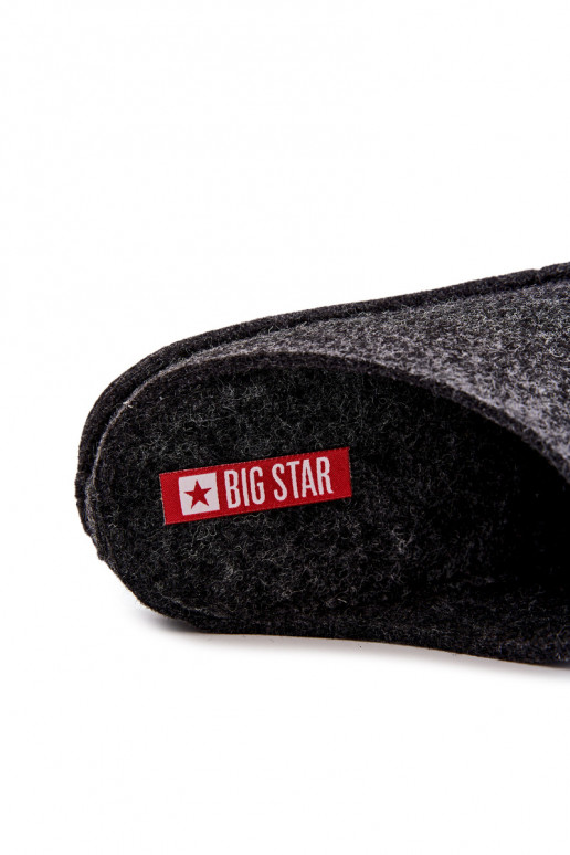 Ciabatte classiche da uomo Big Star KK176003 nere