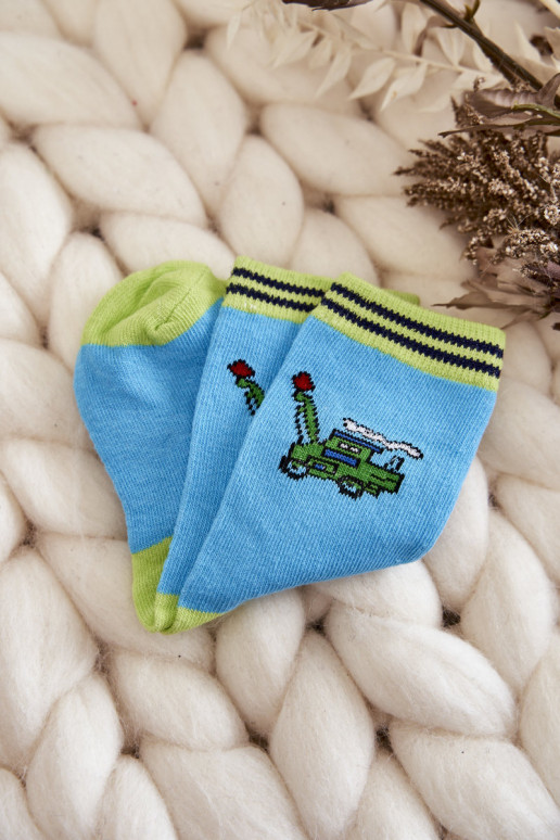 Calzini per bambini in cotone con motivi 5 pz. Colori differenti