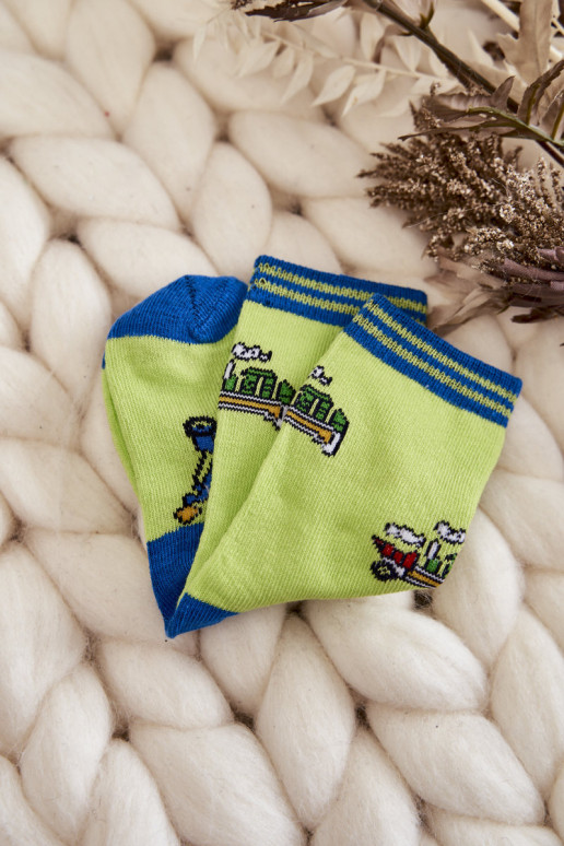 Calzini per bambini in cotone con motivi 5 pz. Colori differenti