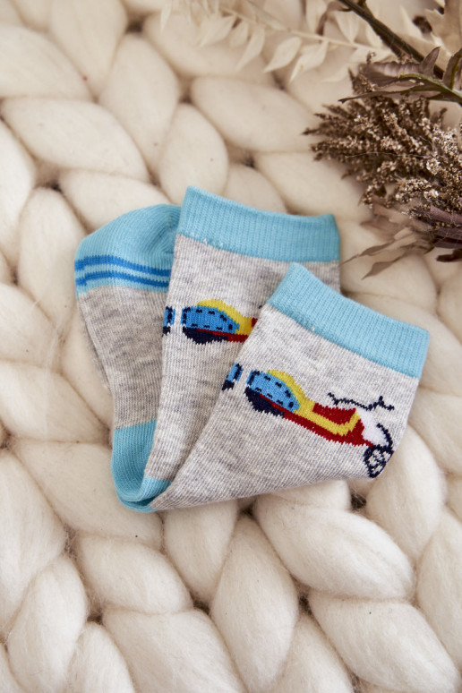 Calzini per bambini in cotone con motivi 5 pz. Colori differenti