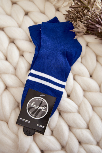 Calzini di cotone blu 2