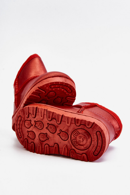 Caldi doposci per bambini nel colore rosso Scooby Caldi doposci per bambini nel colore rosso Scooby