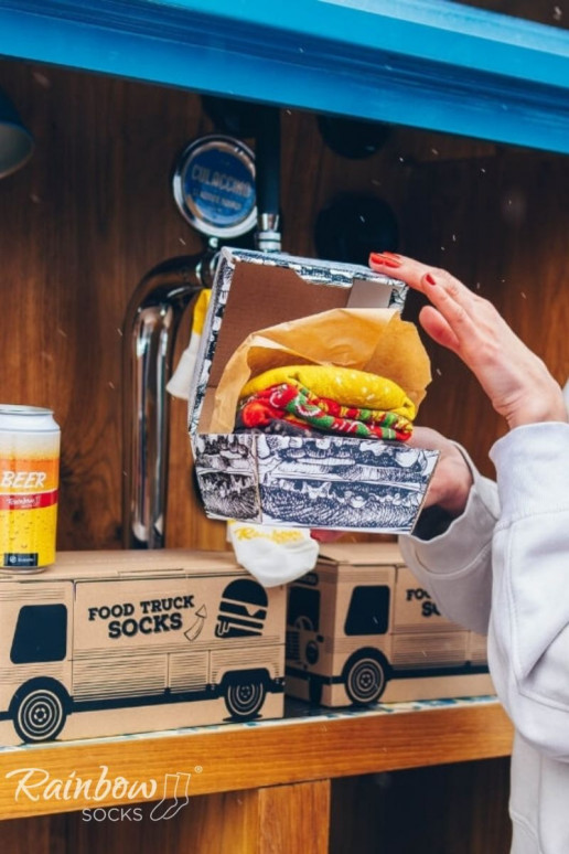 Set calzini Food Truck Calzini Box 3 paia