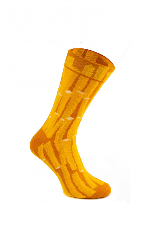 4 paia di calzini colorati in una scatola