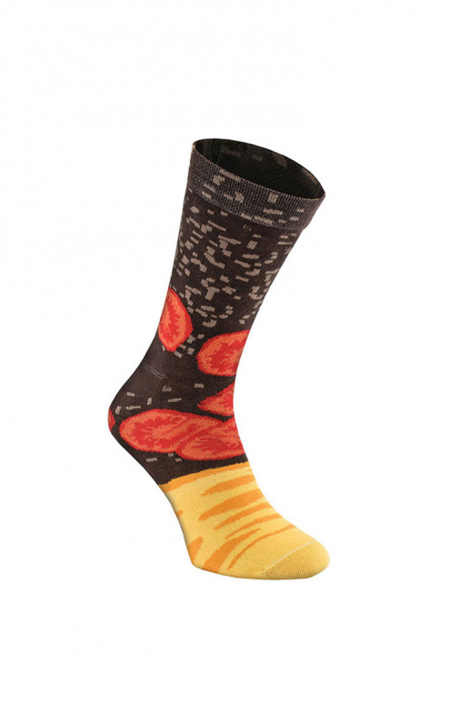 4 paia di calzini colorati in una scatola