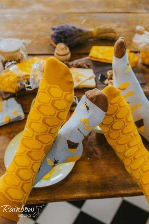 2 paia di calzini colorati