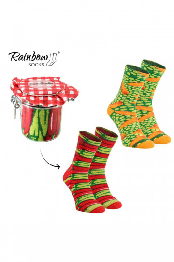 2 paia di calzini colorati in una scatola 2