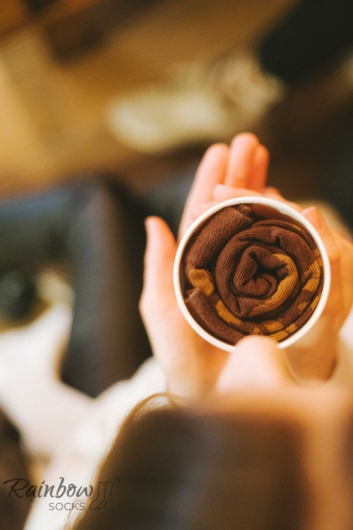 Calzini colorati in scatola Americano 1 paio