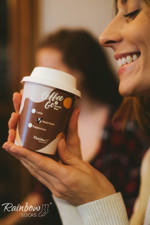 Calzini colorati in scatola Americano 1 paio