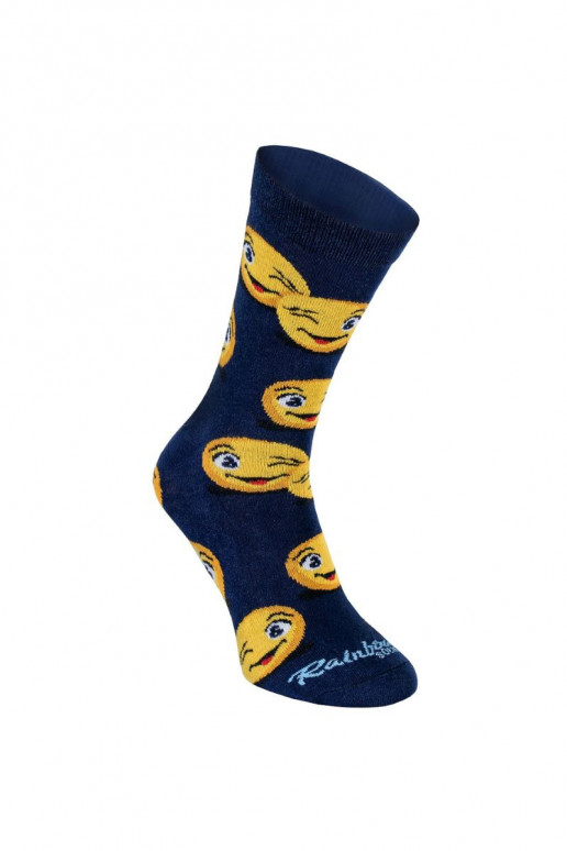 3 paia di calzini colorati in una scatola