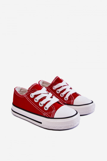 Scarpe sportive classiche per bambini in colore rosso Filemon