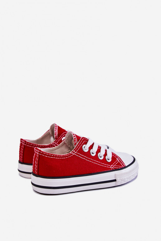 Scarpe sportive classiche per bambini in colore rosso Filemon