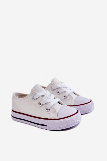 Scarpe sportive classiche per bambini in colore bianco Filemon