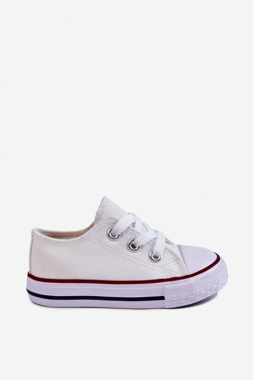 Scarpe sportive classiche per bambini in colore bianco Filemon