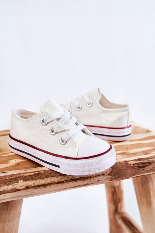 Scarpe sportive classiche per bambini in colore bianco Filemon