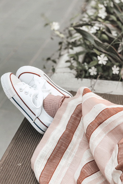 Scarpe sportive classiche per bambini in colore bianco Filemon