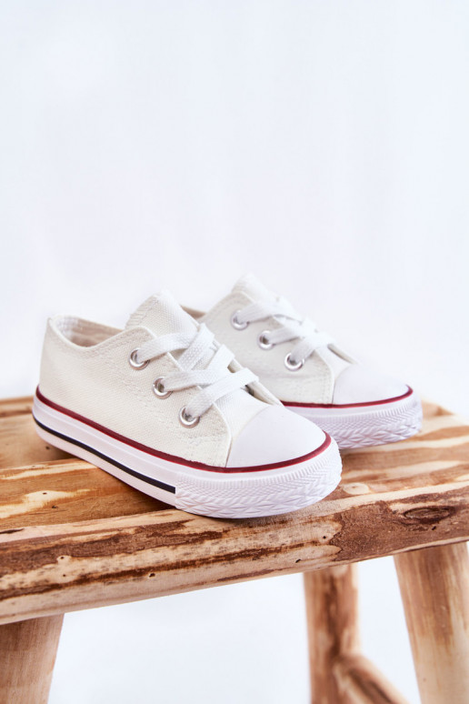 Scarpe sportive classiche per bambini in colore bianco Filemon