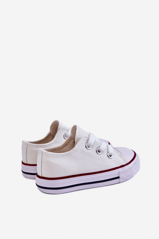 Scarpe sportive classiche per bambini in colore bianco Filemon