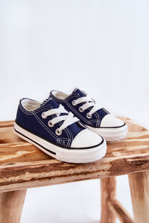 Scarpe sportive classiche per bambini in colore blu scuro Filemon