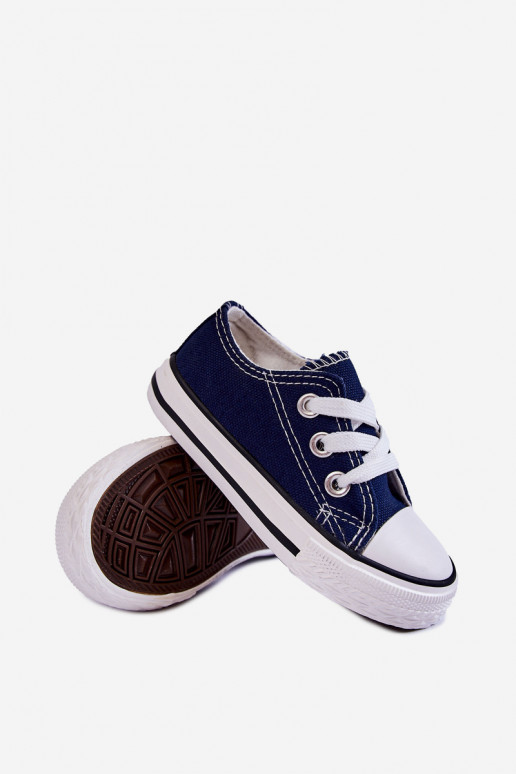 Scarpe sportive classiche per bambini in colore blu scuro Filemon