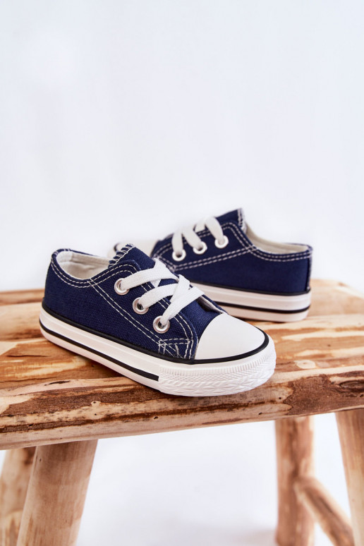 Scarpe sportive classiche per bambini in colore blu scuro Filemon