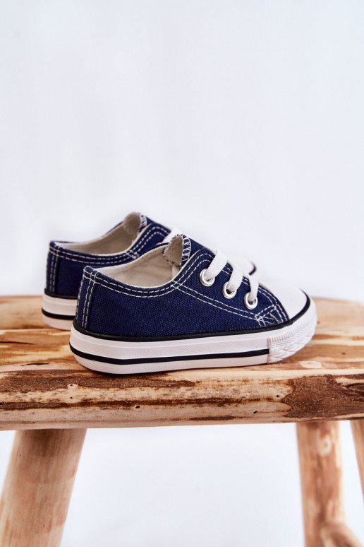 Scarpe sportive classiche per bambini in colore blu scuro Filemon
