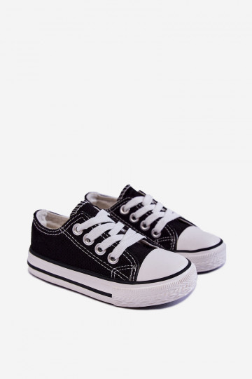 Scarpe sportive classiche per bambini in colore nero Filemon