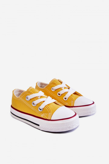 Scarpe sportive classiche per bambini in colore giallo Filemon