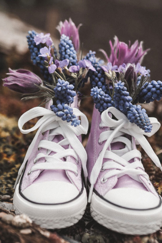 Scarpe da bambino con suola Filemon colore Viola