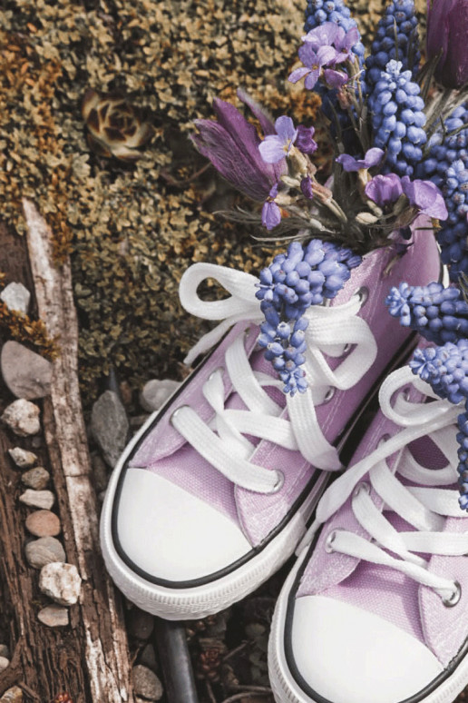 Scarpe da bambino con suola Filemon colore Viola