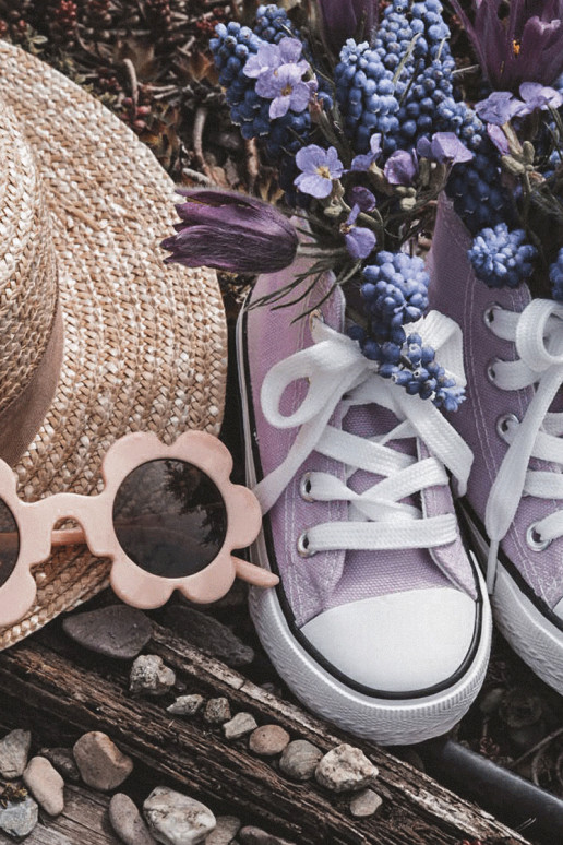 Scarpe da bambino con suola Filemon colore Viola