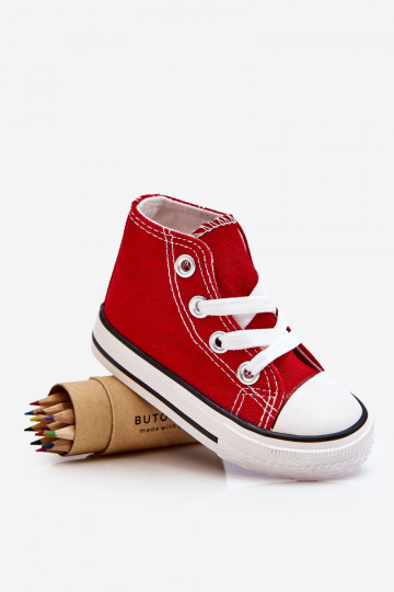 Scarpe da bambino con suola colore Rosso Filemon 2