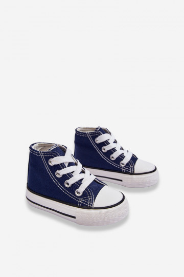 Scarpe per bambini con suola Filemon blu scuro 2