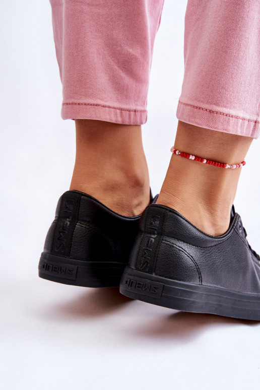 con cinturini Scarpe casual modello classico colore nero Misima